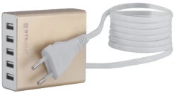 StilGut - 5-Port USB-Ladegerät -Outlet STILGUT Store 5 port usb ladegeraet gold 04