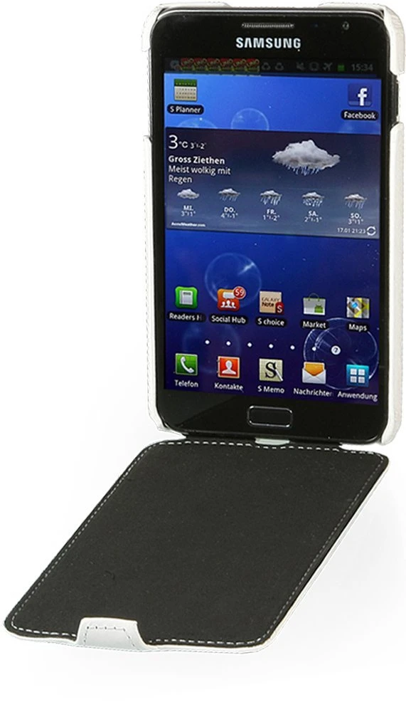 StilGut - UltraSlim Case Für Galaxy Note N7000 Aus Leder 2 StilGut - UltraSlim Case Für Galaxy Note N7000 Aus Leder – Bild 2