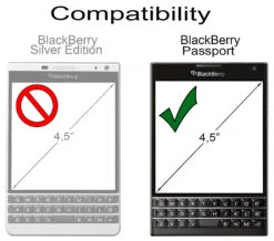 Skinomi - Displayschutzfolie BlackBerry Passport Full Body -Outlet STILGUT Store BlackBerry Passport 4 5 Zoll