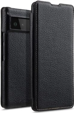 StilGut - Google Pixel 6 Case Book Type -Outlet STILGUT Store Google Pixel 6 Book Case Leather black shop 1 1
