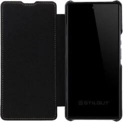 StilGut - Google Pixel 6 Case Book Type -Outlet STILGUT Store Google Pixel 6 Book Case Leather black shop 4