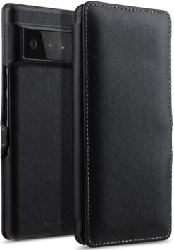 StilGut - Google Pixel 6 Pro Tasche Book Type Mit Clip -Outlet STILGUT Store Google Pixel 6 Pro Folio Case clip Leather Black Nappa shop 1