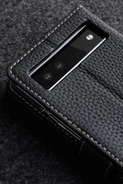 StilGut - Google Pixel 6a Cover Talis Mit Kartenfach -Outlet STILGUT Store Google Pixel 6a Wallet Case Black Shop 5