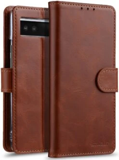 StilGut - Google Pixel 6a Cover Talis Mit Kartenfach -Outlet STILGUT Store Google Pixel 6a Wallet Case cognac 1
