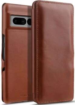 StilGut - Google Pixel 7 Pro Tasche Book Type Mit Clip -Outlet STILGUT Store Google Pixel 7 Pro Book Case clip leather brown 1