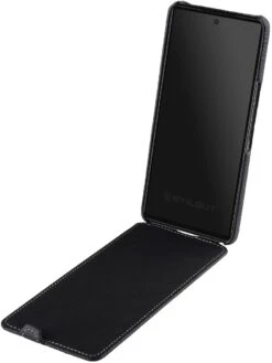 StilGut - Google Pixel 7 Pro Hülle UltraSlim -Outlet STILGUT Store Google Pixel 7 Pro flip case leather black shop 4