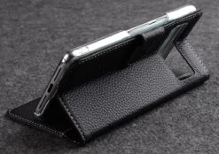 StilGut - Google Pixel 7 Flip Cover Talis Mit Kartenfach -Outlet STILGUT Store Google Pixel 7 Wallet Case leather black shop 5