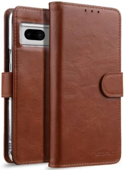 StilGut - Google Pixel 7 Flip Cover Talis Mit Kartenfach -Outlet STILGUT Store Google Pixel 7 Wallet Case leather brown shop 1