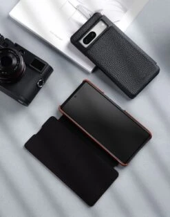StilGut - Google Pixel 7 Case Book Type -Outlet STILGUT Store Google Pixel 7 book case leather black shop 6