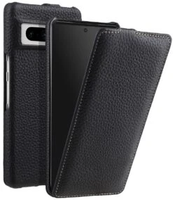 StilGut - Google Pixel 7 Hülle UltraSlim -Outlet STILGUT Store Google Pixel 7 flip case leather black shop 1 1