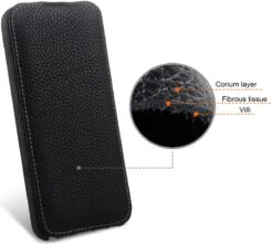 StilGut - Google Pixel 8 Hülle UltraSlim -Outlet STILGUT Store Google Pixel 8 Flip Case Leather Black Shop 33bJDRyD9D2TNC