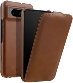 StilGut - Google Pixel 8 Hülle UltraSlim -Outlet STILGUT Store Google Pixel 8 Flip Case Leather Brown Shop 1