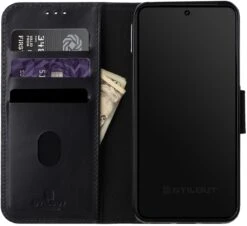 StilGut - Google Pixel 8 Cover Talis 2-in-1 Mit Kartenfach -Outlet STILGUT Store Google Pixel 8 Wallet Case Leather Black Shop 4