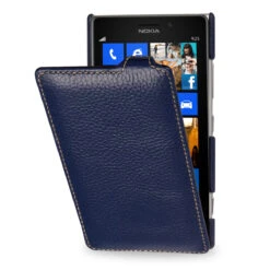 StilGut - UltraSlim Case Für Nokia Lumia 925 Aus Leder -Outlet STILGUT Store Nokia 925TroyesNavy blue 1