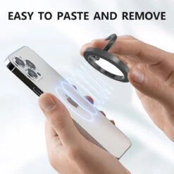 StilGut - Magnetischer Handy Ringhalter Für IPhone -Outlet STILGUT Store SGZHP01 Fingerhalter Ring Schwarz 4