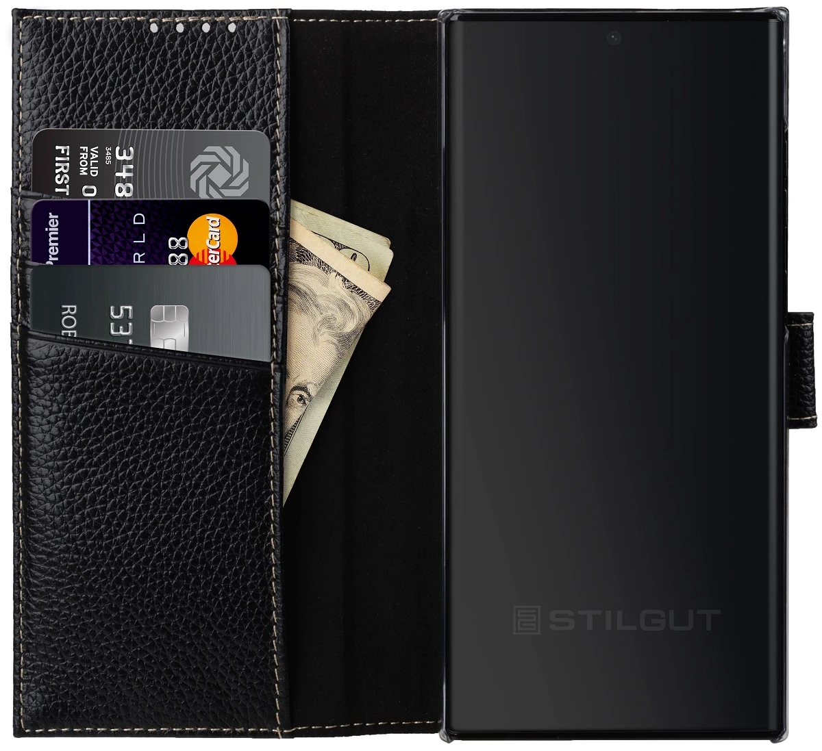 StilGut - Samsung Galaxy S22 Ultra Flip Cover Talis Mit Kartenfach 4 StilGut - Samsung Galaxy S22 Ultra Flip Cover Talis Mit Kartenfach – Bild 4