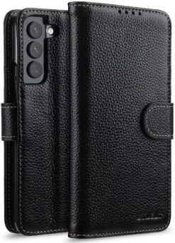 StilGut - Samsung Galaxy S22 Flip Cover Talis Mit Kartenfach -Outlet STILGUT Store Samsung Galaxy S22 plus Wallet Case Black Shop 1 1