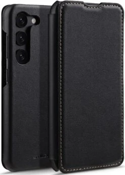 StilGut - Samsung Galaxy S23 Case Book Type -Outlet STILGUT Store Samsung Galaxy S23 Book Case Black Nappa shop 8