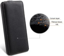 StilGut - Samsung Galaxy S23 Plus Hülle UltraSlim -Outlet STILGUT Store Samsung Galaxy S23 Plus Flip Case Black shop 3