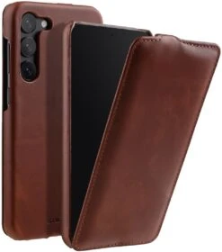 StilGut - Samsung Galaxy S23 Plus Hülle UltraSlim -Outlet STILGUT Store Samsung Galaxy S23 Plus Flip Case Cognac shop 1