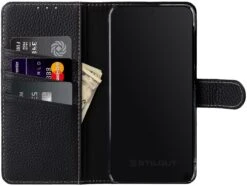 StilGut - Samsung Galaxy S23 Plus Flip Cover Talis Mit Kartenfach -Outlet STILGUT Store Samsung Galaxy S23 Plus Wallet Case talis Black shop 4