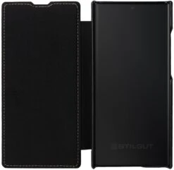StilGut - Samsung Galaxy S23 Ultra Case Book Type -Outlet STILGUT Store Samsung Galaxy S23 Ultra Book Case Black shop 4