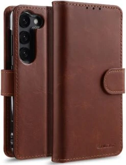StilGut - Samsung Galaxy S23 Flip Cover Talis Mit Kartenfach 18 StilGut - Samsung Galaxy S23 Flip Cover Talis Mit Kartenfach -Outlet STILGUT Store Samsung Galaxy S23 Wallet Case talis cognac Shop 1