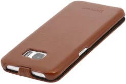 StilGut - Samsung Galaxy S7 Edge Hülle UltraSlim Aus Leder 19 StilGut - Samsung Galaxy S7 Edge Hülle UltraSlim Aus Leder -Outlet STILGUT Store Samsung Galaxy S7edge cognac 08