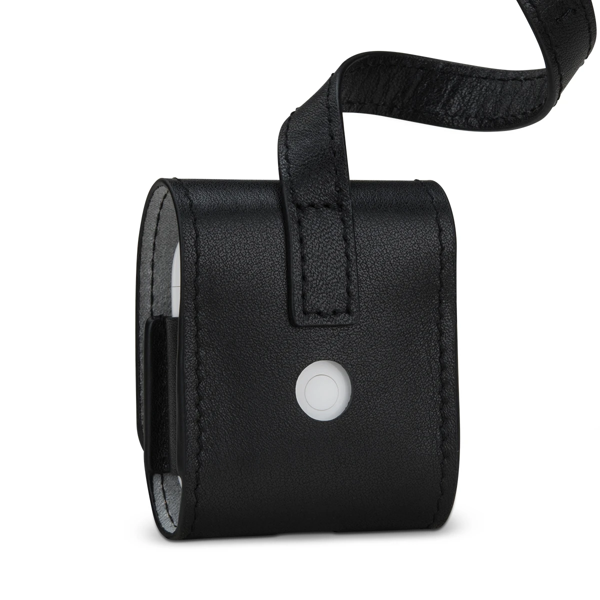 StilGut - AirPods 2 Hülle Aus Leder Mit Lederband 2 StilGut - AirPods 2 Hülle Aus Leder Mit Lederband – Bild 2