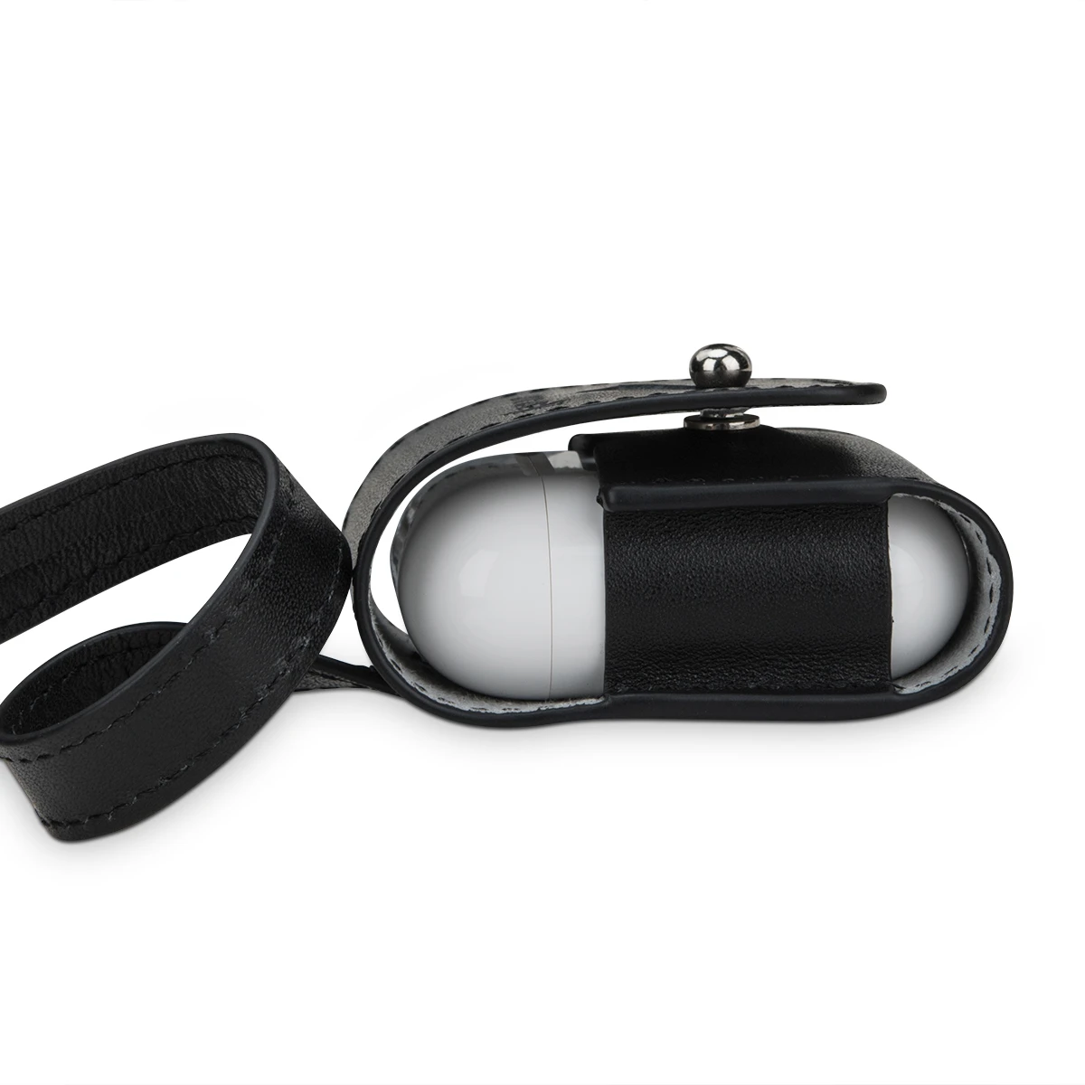 StilGut - AirPods 2 Hülle Aus Leder Mit Lederband 3 StilGut - AirPods 2 Hülle Aus Leder Mit Lederband – Bild 3