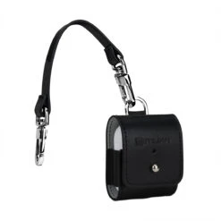 StilGut - AirPods 2 Hülle Aus Leder Mit Lederband & Karabiner