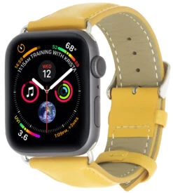 StilGut - Apple Watch 38/40 Mm Armband Aus Leder 25 StilGut - Apple Watch 38/40 Mm Armband Aus Leder -Outlet STILGUT Store apple watch 38 40 mm leder armband gelb 01