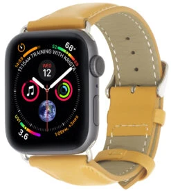StilGut - Apple Watch 42/44 Mm Armband Aus Leder 23 StilGut - Apple Watch 42/44 Mm Armband Aus Leder -Outlet STILGUT Store apple watch 42 44 mm leder armband senfgelb 01