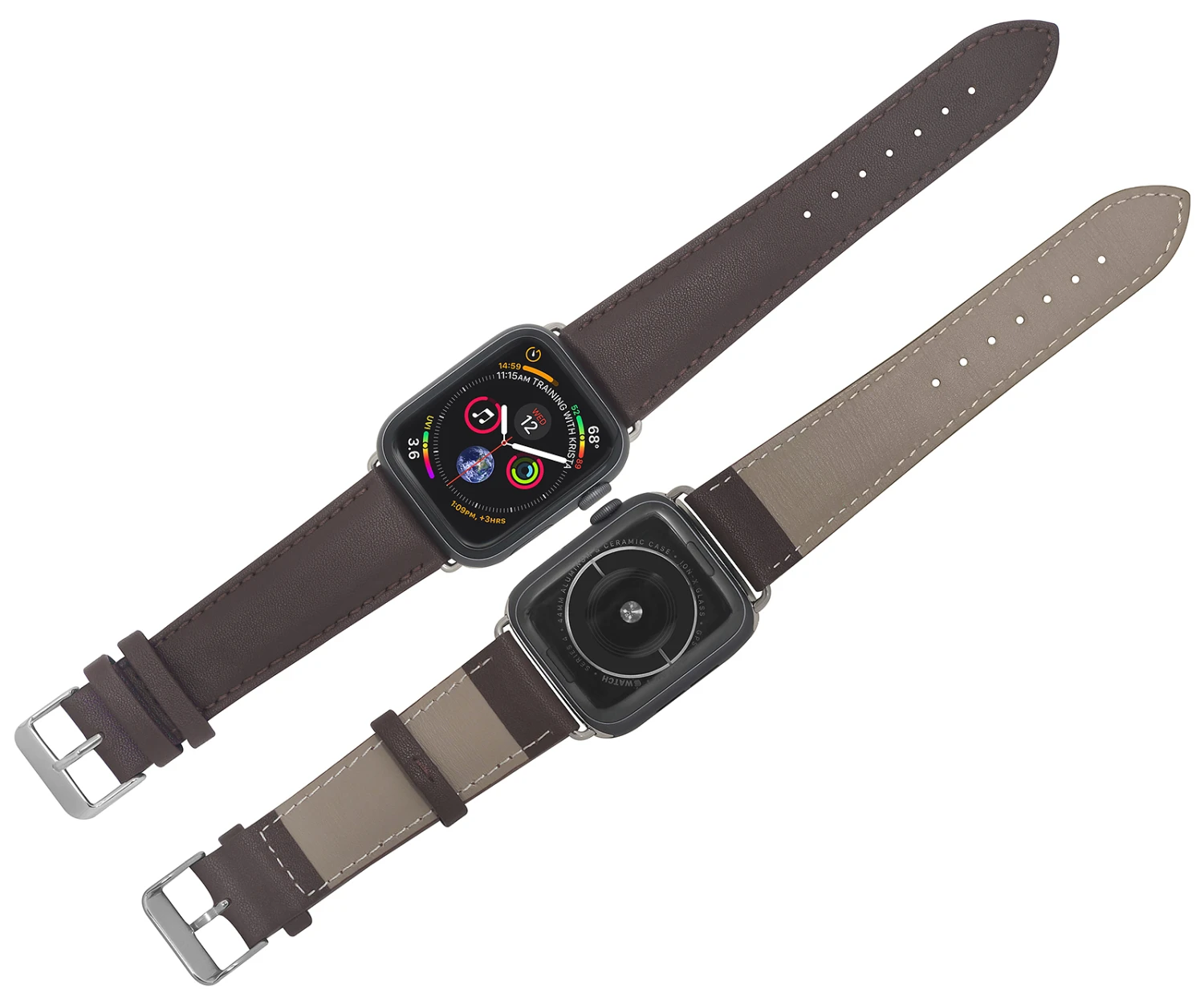 StilGut - Apple Watch 42/44 Mm Armband Aus Leder 2 StilGut - Apple Watch 42/44 Mm Armband Aus Leder – Bild 2