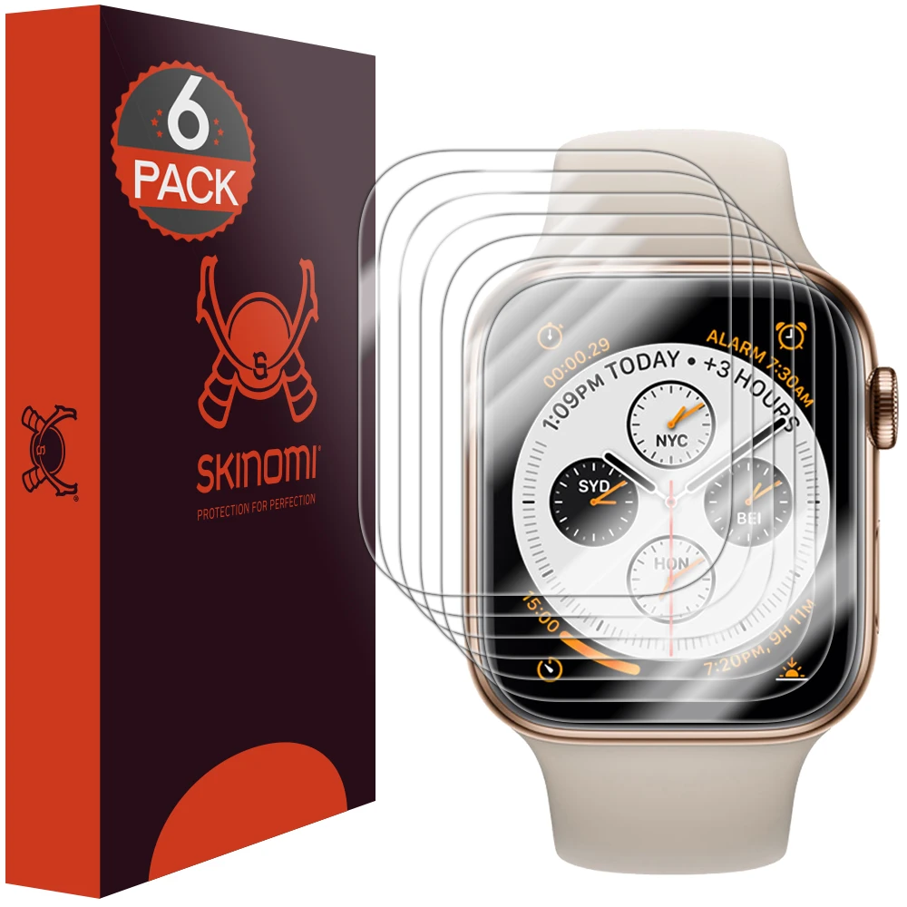 Skinomi - Apple Watch Series 5 (44 Mm) Displayschutzfolie Edge To Edge
