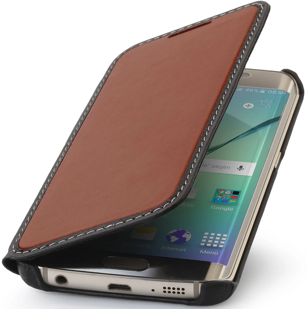StilGut - Handyhülle Für Galaxy S6 Edge "Book Type" Ohne Clip 15 StilGut - Handyhülle Für Galaxy S6 Edge "Book Type" Ohne Clip – Bild 15