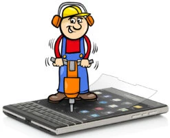 StilGut - Panzerglasfolie Für BlackBerry Passport (2er-Pack) -Outlet STILGUT Store blackberry passport displayschutzfolie 03