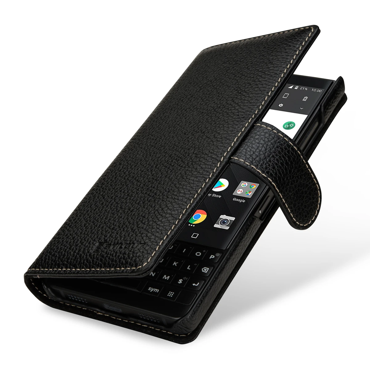 StilGut - BlackBerry KEY2 Hülle Talis Mit Kreditkartenfach 2 StilGut - BlackBerry KEY2 Hülle Talis Mit Kreditkartenfach – Bild 2