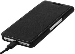 StilGut - BlackBerry KEYone Case Book Type Ohne Clip -Outlet STILGUT Store blackberry keyone case book type ohne clip schwarz 5