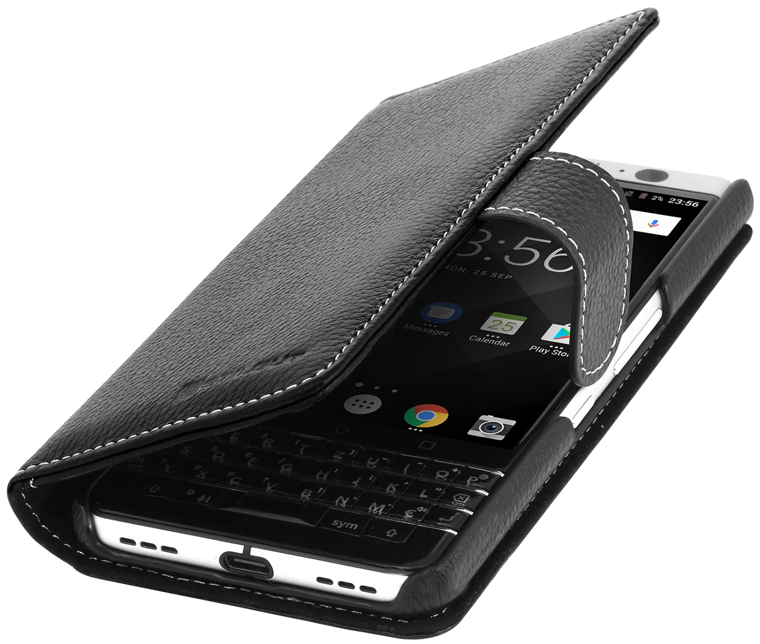 StilGut - BlackBerry KEYone Hülle Talis Mit Kreditkartenfach 2 StilGut - BlackBerry KEYone Hülle Talis Mit Kreditkartenfach – Bild 2