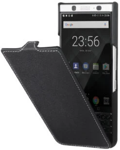 StilGut - BlackBerry KEYone Hülle UltraSlim -Outlet STILGUT Store blackberry keyone huelle ultraslim schwarz nappa 1