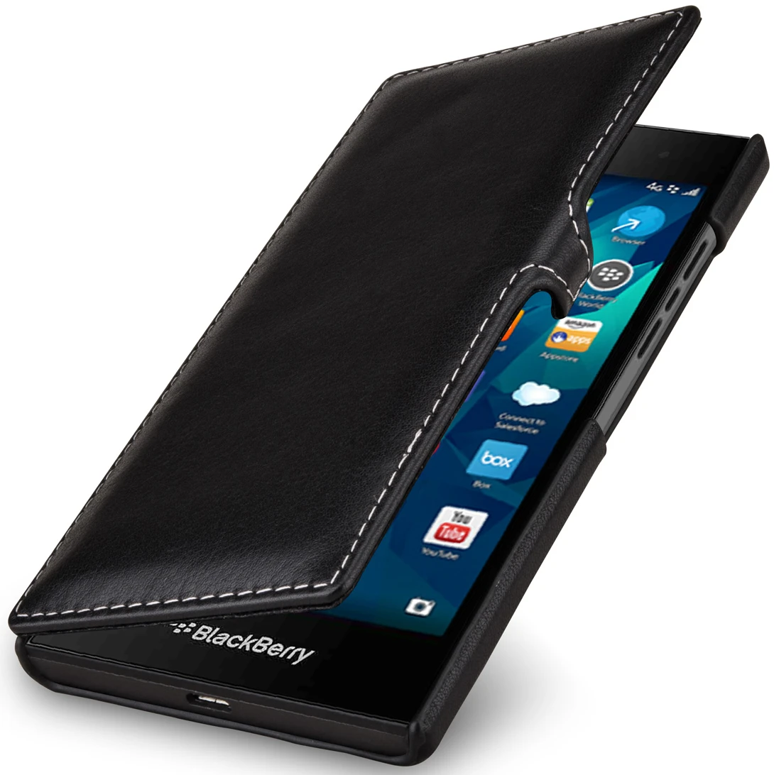 StilGut - Handyhülle Für BlackBerry Leap "Book Type" Mit Clip 8 StilGut - Handyhülle Für BlackBerry Leap "Book Type" Mit Clip – Bild 8