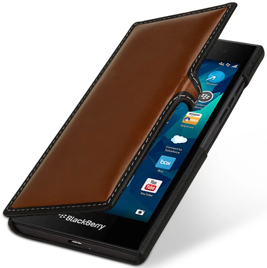 StilGut - Handyhülle Für BlackBerry Leap "Book Type" Mit Clip 10 StilGut - Handyhülle Für BlackBerry Leap "Book Type" Mit Clip – Bild 10