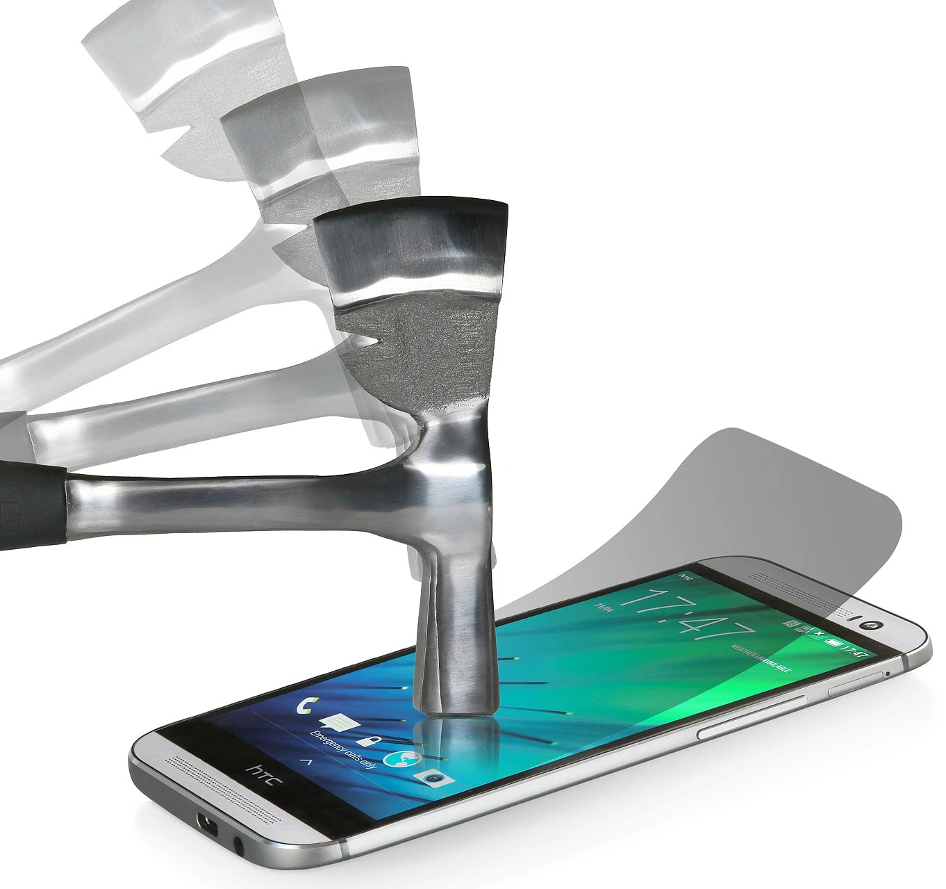 StilGut - Displayschutzfolie "Panzerglas" Für HTC One M8 2 StilGut - Displayschutzfolie "Panzerglas" Für HTC One M8 – Bild 2