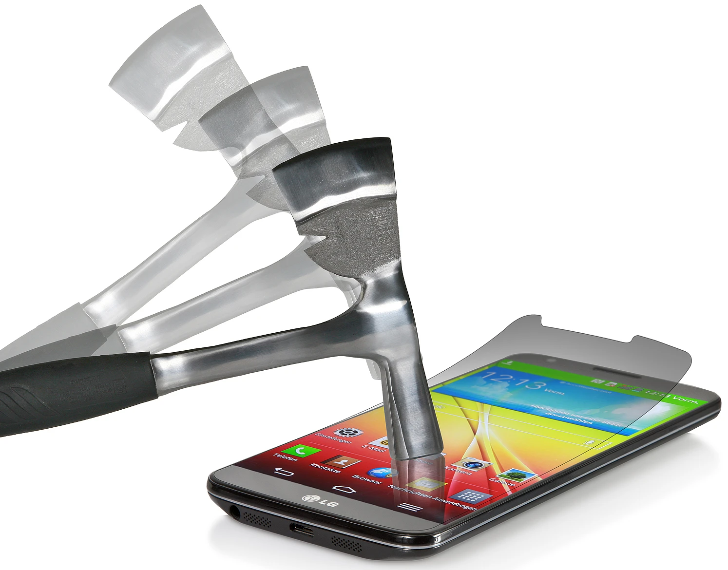 StilGut - Displayschutzfolie "Panzerglas" Für LG G2 1 StilGut - Displayschutzfolie "Panzerglas" Für LG G2