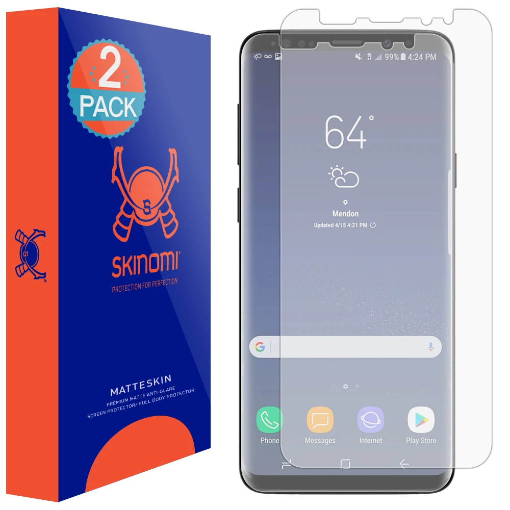 Skinomi - Displayschutzfolie Samsung Galaxy S9 MatteSkin Maximum Coverage 1 Skinomi - Displayschutzfolie Samsung Galaxy S9 MatteSkin Maximum Coverage
