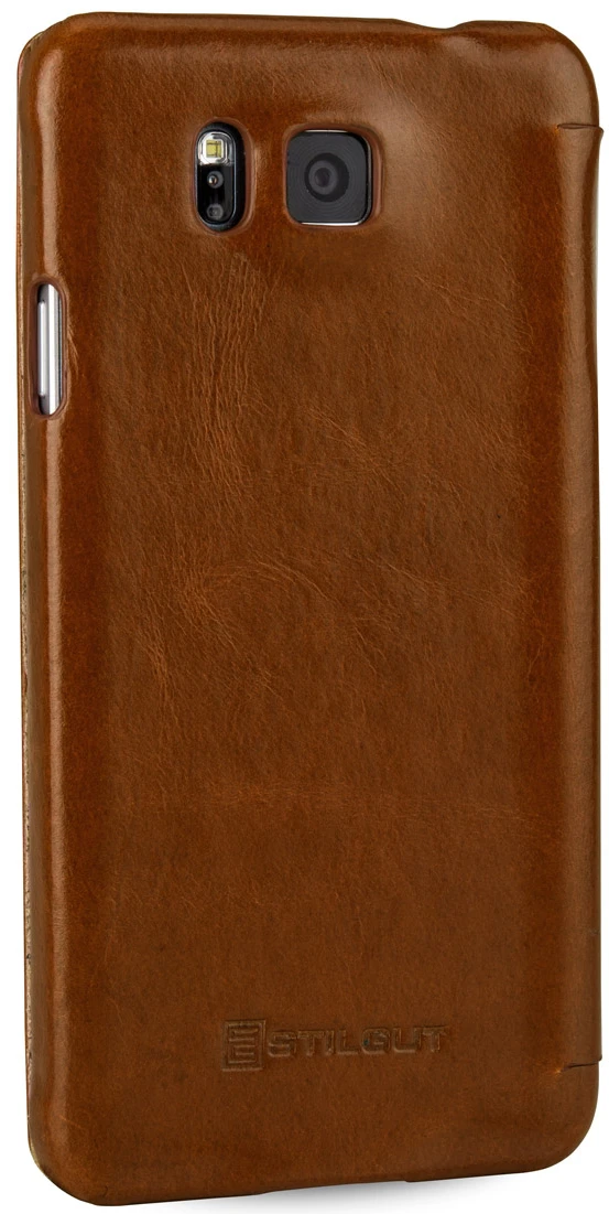 StilGut - Handyhülle Für Samsung Galaxy Alpha "Book Type" Ohne Clip 3 StilGut - Handyhülle Für Samsung Galaxy Alpha "Book Type" Ohne Clip – Bild 3