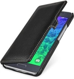 StilGut - Handyhülle Für Samsung Galaxy Alpha "Book Type" Mit Clip 13 StilGut - Handyhülle Für Samsung Galaxy Alpha "Book Type" Mit Clip -Outlet STILGUT Store galaxy alpha bt mc schw 01