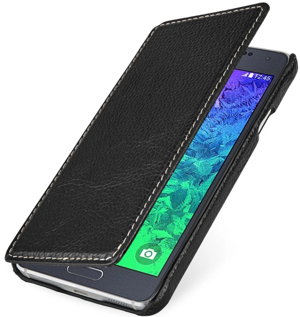 StilGut - Handyhülle Für Samsung Galaxy Alpha "Book Type" Ohne Clip 6 StilGut - Handyhülle Für Samsung Galaxy Alpha "Book Type" Ohne Clip – Bild 6