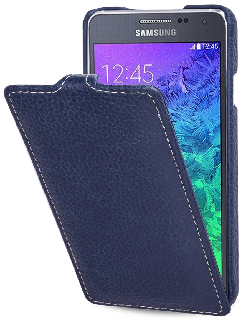 StilGut - Handyhülle Für Samsung Galaxy Alpha "UltraSlim" Aus Leder 11 StilGut - Handyhülle Für Samsung Galaxy Alpha "UltraSlim" Aus Leder – Bild 11
